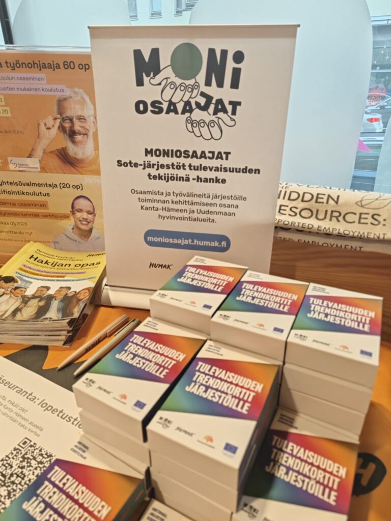 Trendikortit esillä päätöstilaisuudessa